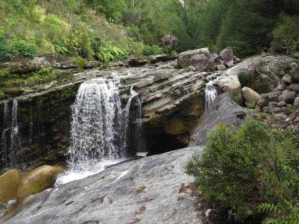 Waterfalls At Stern Valley Hut