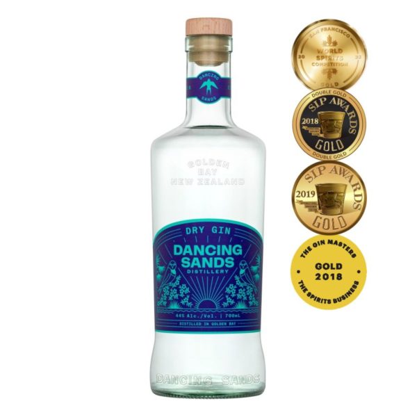 Dancing Sands Dry Gin with Medals