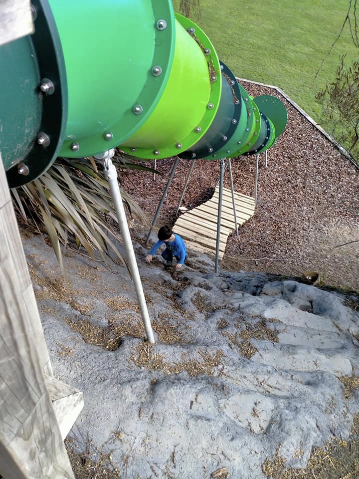 Mahana School Playground slide