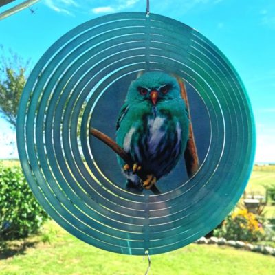 Blue Owl Wind Spinner