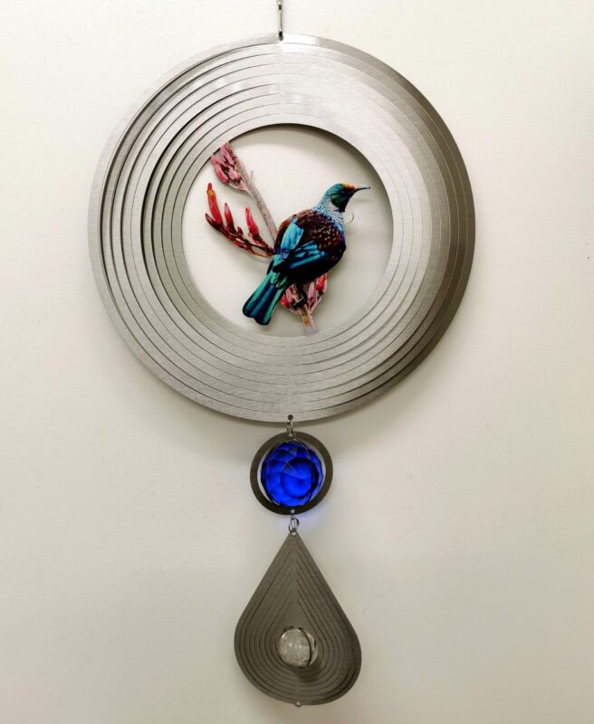 Tui (silver rings) Wind Spinner - Image 2