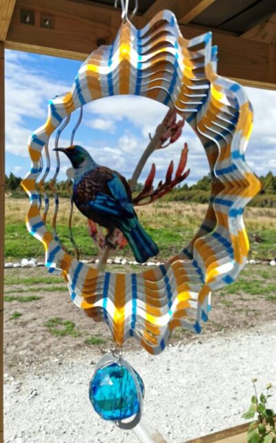 Coloured Tui Wind Spinner