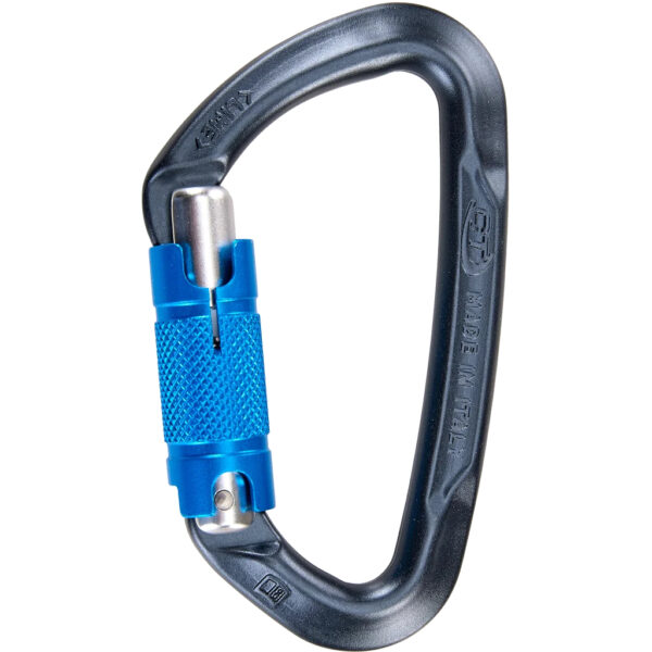 CT Lime Twist Lock Carabiner – Blue