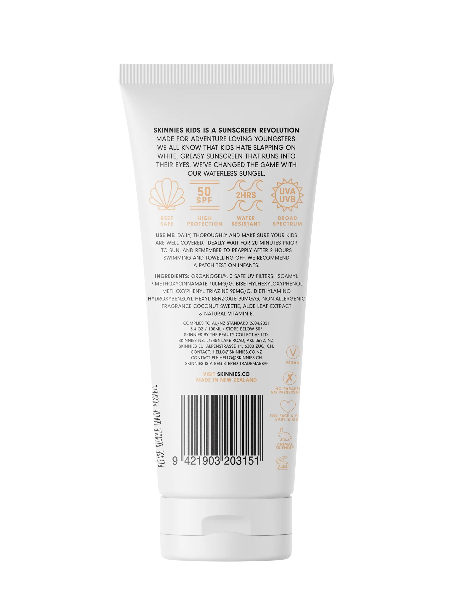 Skinnies Kids SPF50 100ml - Image 3