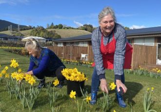 Gardening Volunteer With Nelson Tasman Hospice