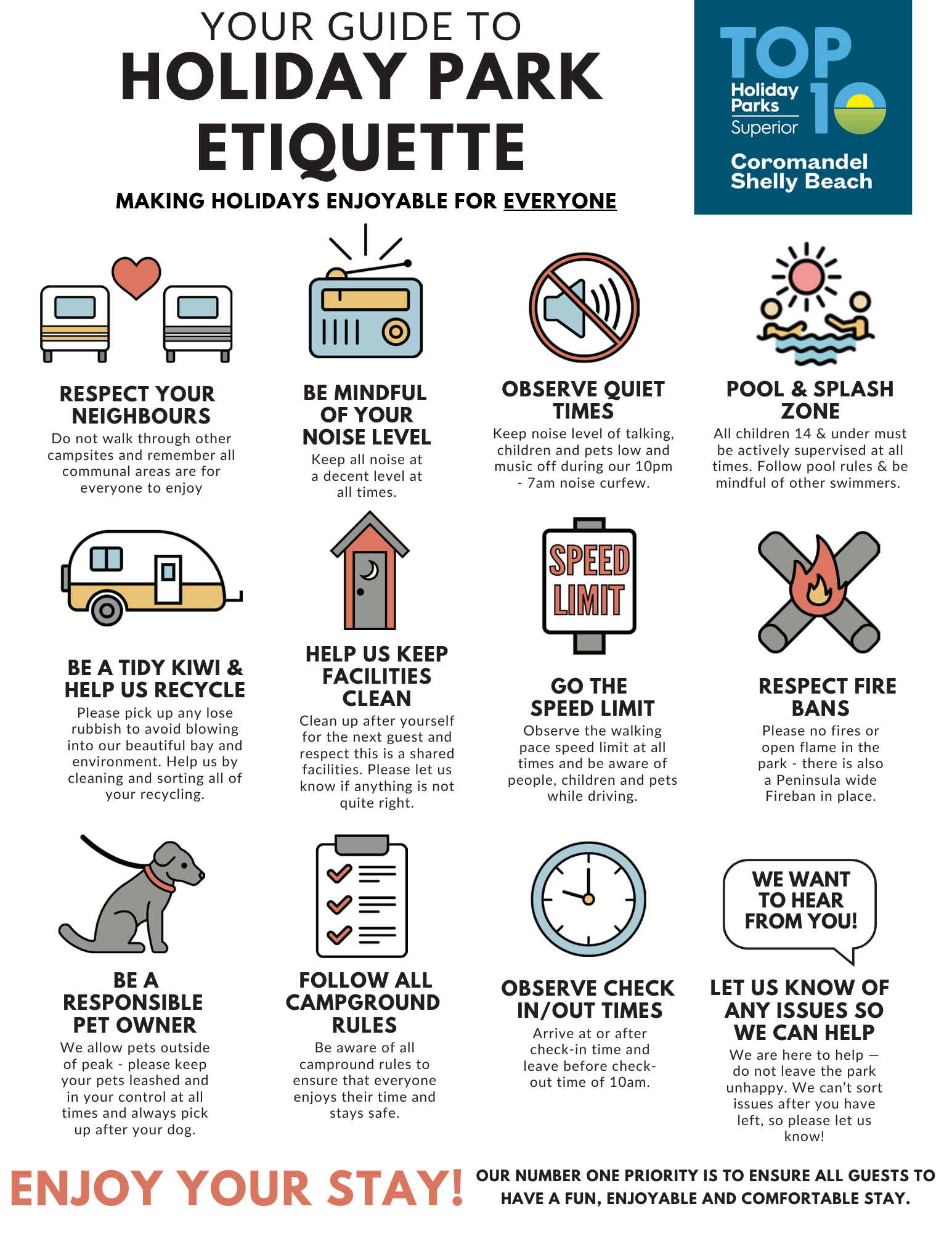 HOLIDAY PARK ETIQUETTE HOLIDAY PARK ETIQUETTE