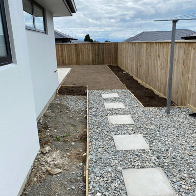 New house build and large landscaping plans