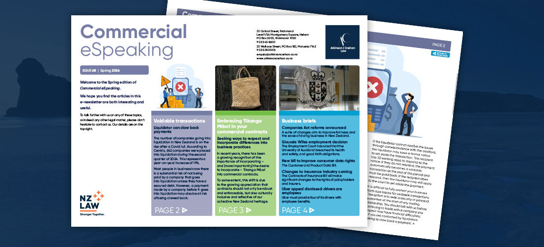 Commercial Speaking newsletter spring edition
