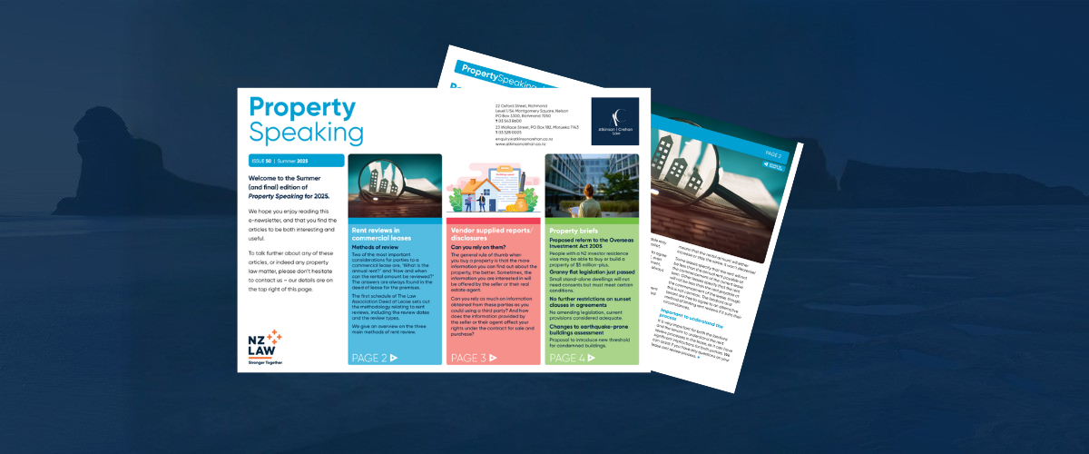 Property Speaking – Summer 2025