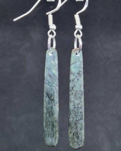 Blue Jade Drop Earrings