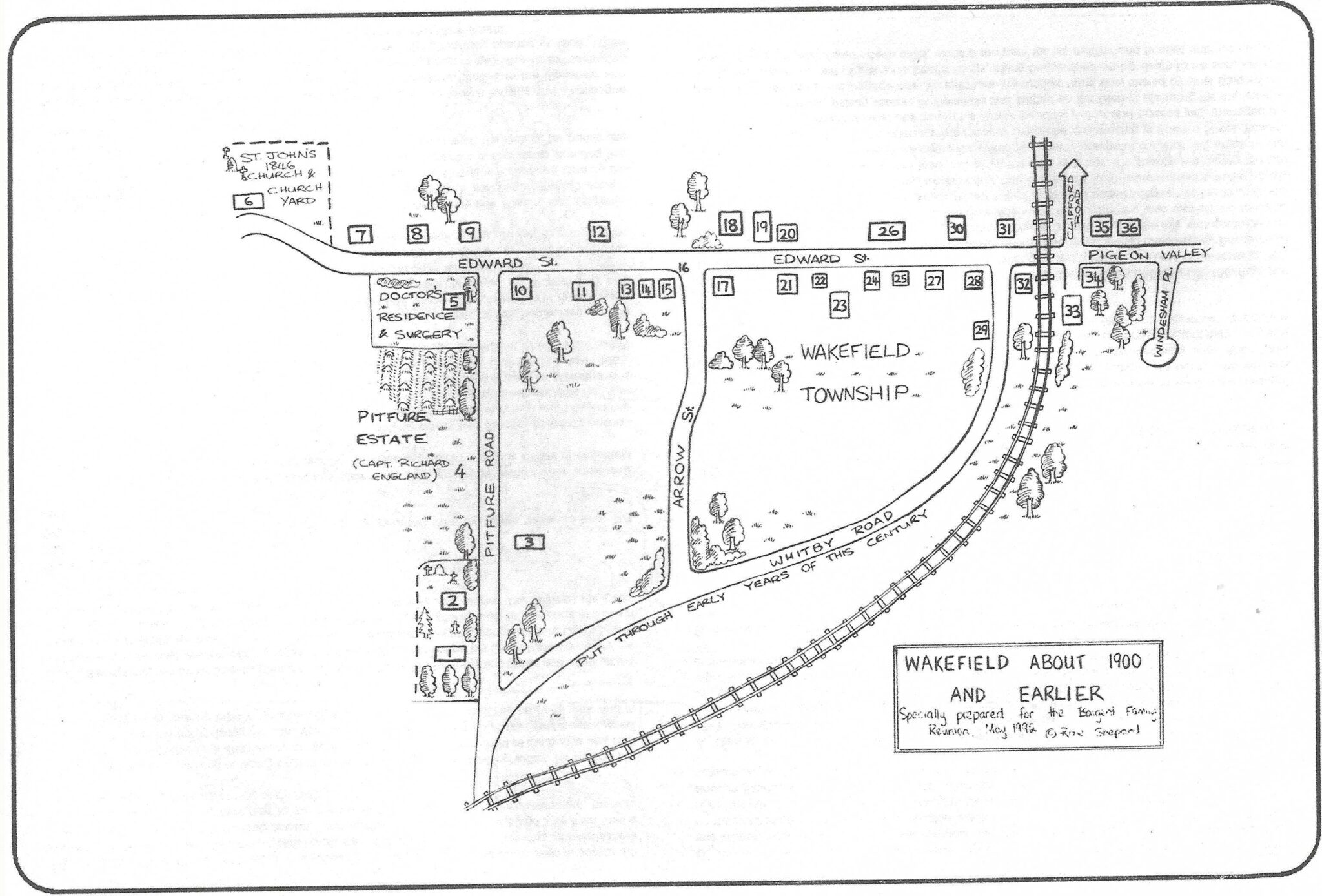 Wakefield Maps by Rose Shepard Wakefield Village