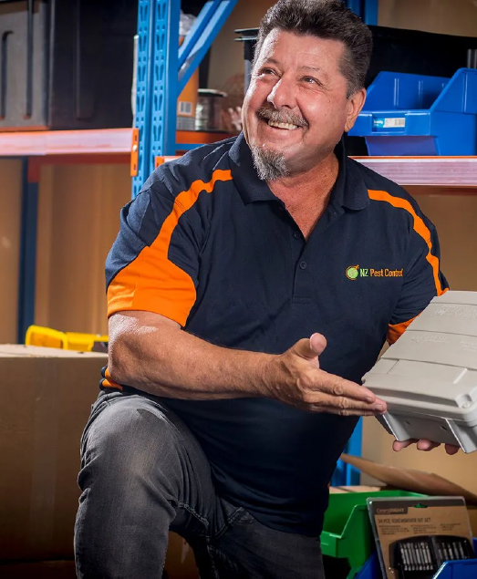A Staff members from Nz Pest control getting ready