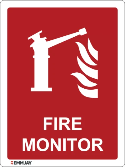 Workplace Safety Signs - Emmjay - Fire Monitor Sign