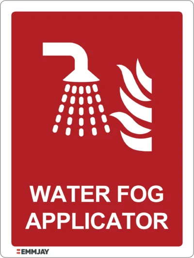 Workplace Safety Signs - Emmjay - Water Fog Applicator Sign