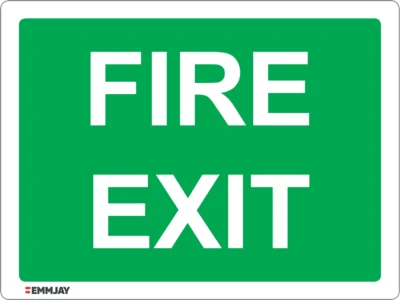Workplace Safety Signs - Emmjay - Fire Exit Sign