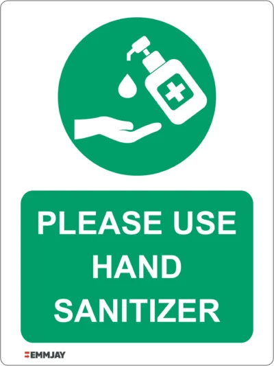 Workplace Safety Signs - Emmjay - Please use a Hand Sanitizer Sign