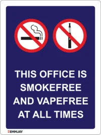 EGL 0151 Information – Smokefree and Vapefree Sign