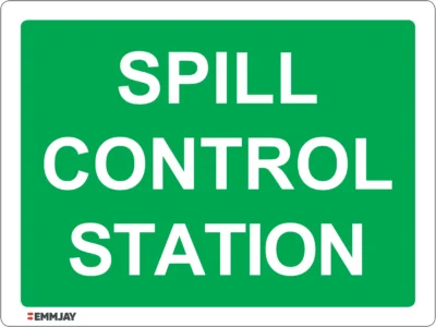Workplace Safety Signs - Emmjay - Spill Control Station Sign