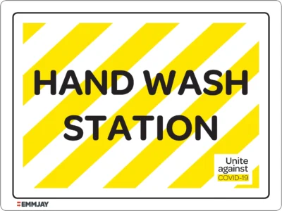 Workplace Safety Signs - Emmjay - Hand wash Station Sign