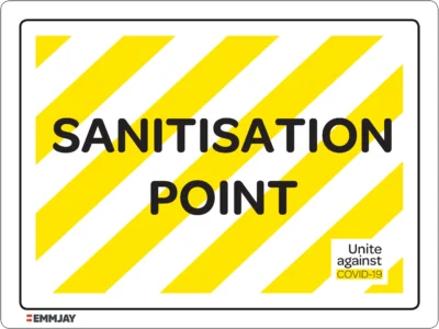 Workplace Safety Signs - Emmjay - Sanitisation Point Sign
