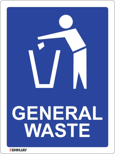 Workplace Safety Signs - Emmjay - General Waste Sign