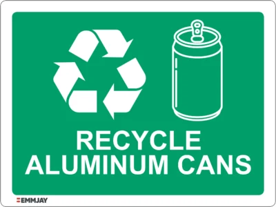 Workplace Safety Signs - Emmjay - Recycle Aluminum Cans Sign