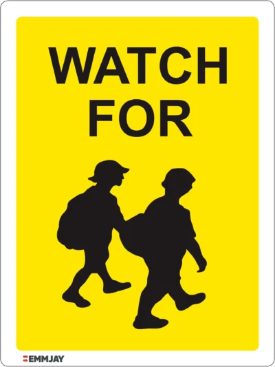 Workplace Safety Signs - Emmjay - Watch for: Children Sign