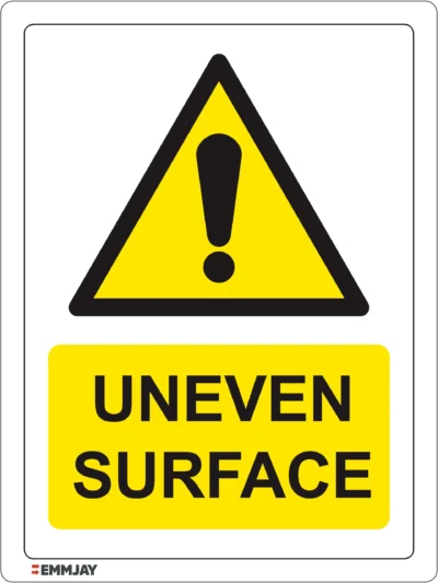 Workplace Safety Signs - Emmjay - Warning - Uneven Surface Sign
