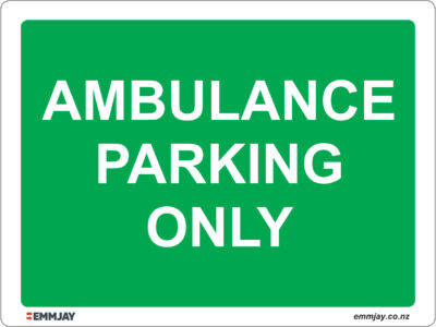 Safety Signs - Emmjay - Ambulance Parking Only Sign