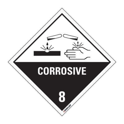 Workpalce Safety Signs - Emmjay - Corrosive 8 Sign