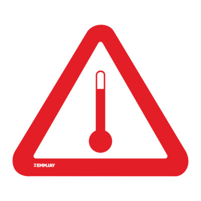 Workpalce Safety Signs - Emmjay - Elevated Temperatures Sign