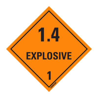Workpalce Safety Signs - Emmjay - Explosive 1.4 1 Sign