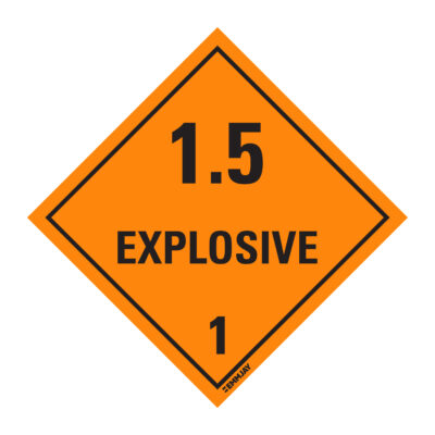 Workpalce Safety Signs - Emmjay - Explosive 1.5 1 Sign