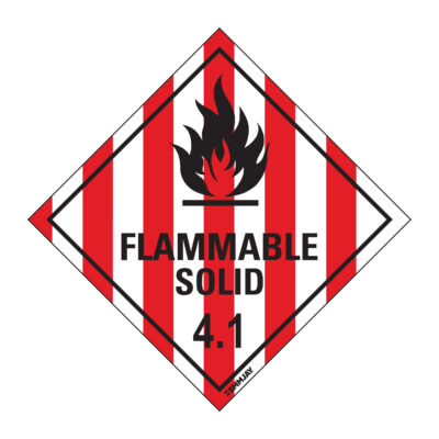 Workpalce Safety Signs - Emmjay - Flammable Solid 4.1 Sign