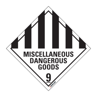 Workpalce Safety Signs - Emmjay - Miscellaneous Dangerous Goods 9 Sign