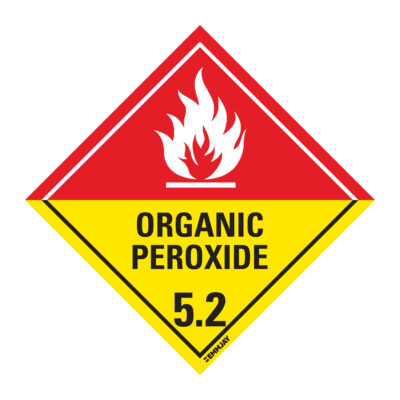 Workpalce Safety Signs - Emmjay - Organic Peroxide 5.2 Sign