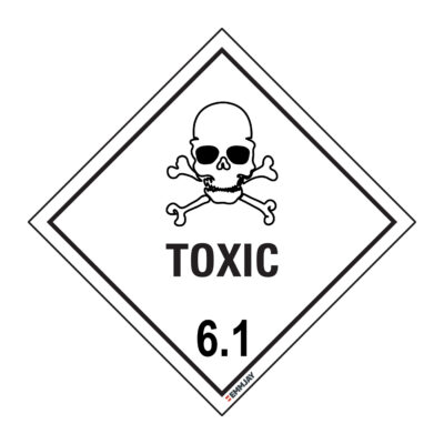 Workpalce Safety Signs - Emmjay - Toxic 6.1 Sign