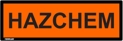 Workpalce Safety Signs - Emmjay - HAZCHEM Sign