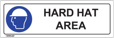 Workpalce Safety Signs - Emmjay - Hard Hat Area Sign