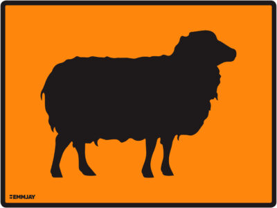 Workpalce Safety Signs - Emmjay - Sheep Sign