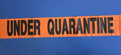 EGL 5003 Warning - Under Quarantine Barrier Tape - Image 2