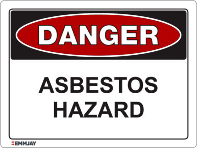 EGL 1028 Danger - Asbestos Hazard Sign
