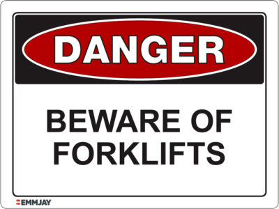 EGL 1031 Danger - Beware of Forklifts Sign