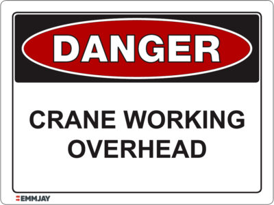 EGL 1036 Danger - Crane Working Overhead Sign