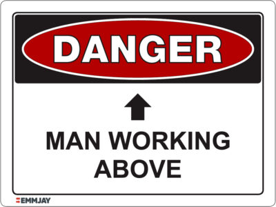 EGL 1055 Danger - Man Working Above Sign