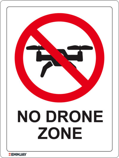 EGL 1087 Prohibition - No Drone Zone Sign