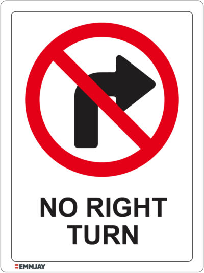 EGL 1231 - No Right Turn Sign