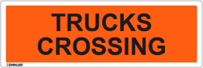 Workpalce Safety Signs - Emmjay - Trucks Crossing Sign