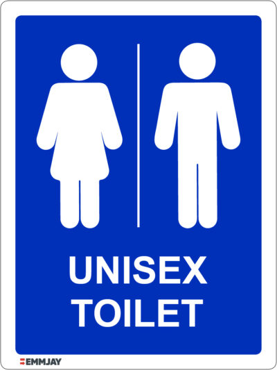 Workpalce Safety Signs - Emmjay - Unisex Toilet Sign