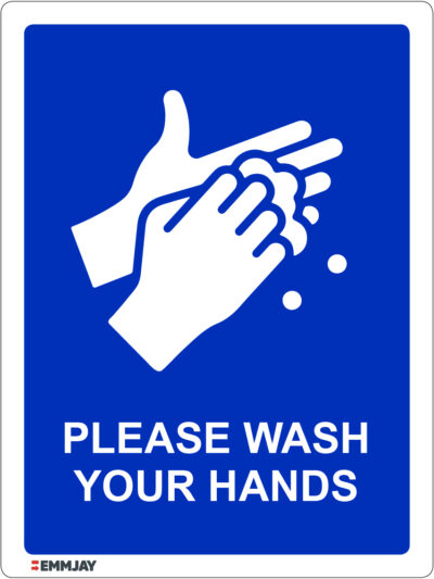 Workpalce Safety Signs - Emmjay - Please Wash your Hands Sign